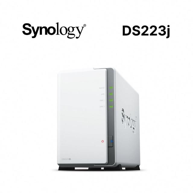 【Synology 群暉科技】搭希捷4TB x2 DS223j 2Bay NAS 網路儲存