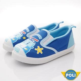 【童鞋520】POLI波力室內休閒鞋(POKP34256藍-16-20cm)