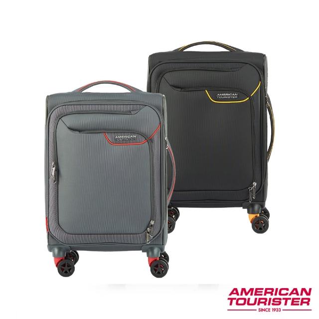 【AMERICAN TOURISTER 美國旅行者】20吋APPLITE 4 ECO可擴充輕量布面軟殼行李箱/布箱(多色可選)