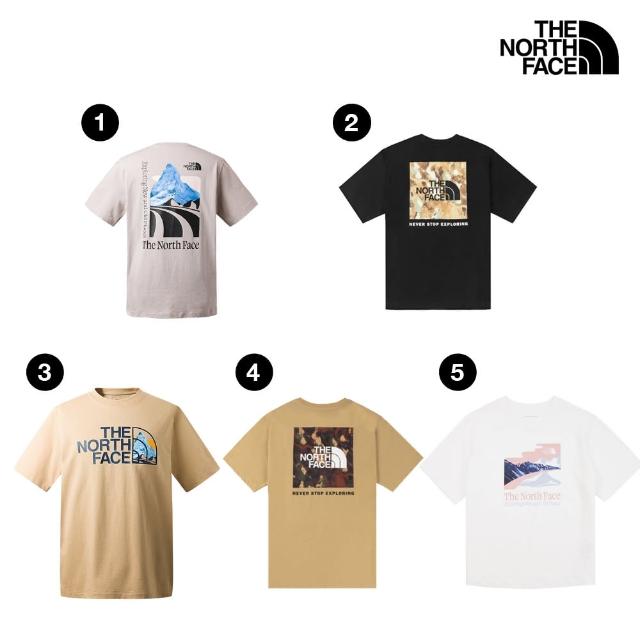 【The North Face 官方旗艦】短袖T-shirt潮流印花系列-純棉/親膚/圓領(多款任選)