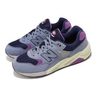 【NEW BALANCE】休閒鞋 580 男鞋 紫 黑 藍莓 緩震 復古 紐巴倫 NB(MT580VB2-D)
