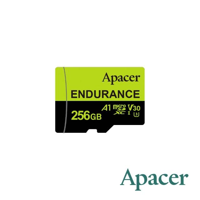 【Apacer 宇瞻】256GB High Endurance microSDHC U3 V10 A1 高效耐用記憶卡 100MB/s(公司貨)