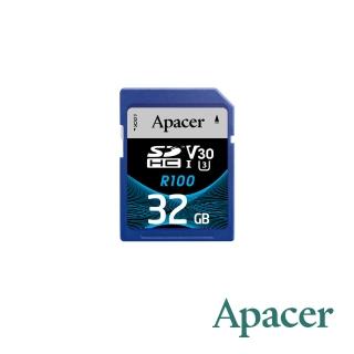 【Apacer 宇瞻】32GB SD UHS-I U3 V30 R100記憶卡 100MB/s(公司貨)