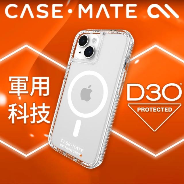 【CASE-MATE】美國 CASE·MATE iPhone 15 Ultra Tough Plus D3O 極強悍防摔保護殼MagSafe(透明)