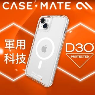 【CASE-MATE】美國 CASE·MATE iPhone 15 Plus Ultra Tough Plus D3O 極強悍防摔保護殼MagSafe(透明)