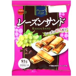 【Bourbon 北日本】葡萄乾夾心餅乾(90.2g)