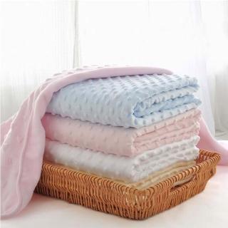 【JoyNa】兩入-包巾嬰兒被 透氣親膚毛毯蓋毯空調被