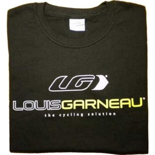【Louis Garneau】LG LOGO T-SHIRT POP 短袖上衣 黑色(自行車 單車 腳踏車 車衣車褲 人身部品)
