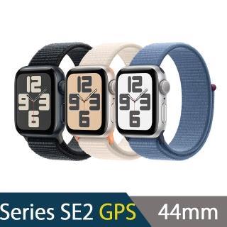 【Apple】Apple Watch SE2 44mm GPS(鋁金屬錶殼搭配運動型錶環)