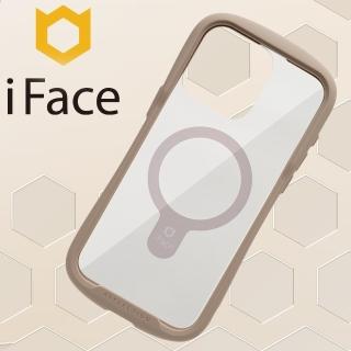 【iFace】iPhone 15 Pro Max Reflection MagSafe 抗衝擊強化玻璃保護殼(莫蘭迪棕色)