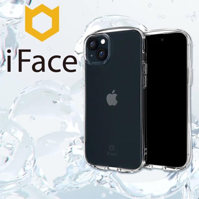 【iFace】iPhone 15 Plus Look in Clear 抗衝擊曲線保護殼(透明)