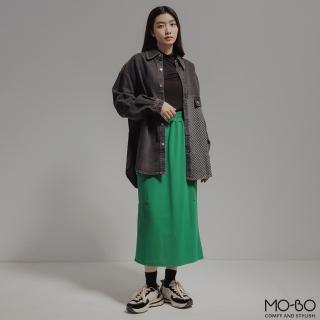 【MO-BO】MIT華夫格工裝休閒裙(MIT)