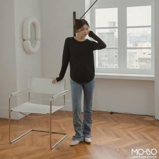 【MO-BO】率性兩穿背後開衩發熱衣(MIT)