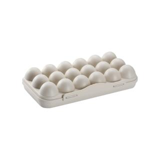 【小銘購物】雞蛋收納盒 18格1入(蛋盒 雞蛋盒 冰箱收納盒 雞蛋保鮮盒 雞蛋保護盒 冰箱雞蛋盒 雞蛋托)