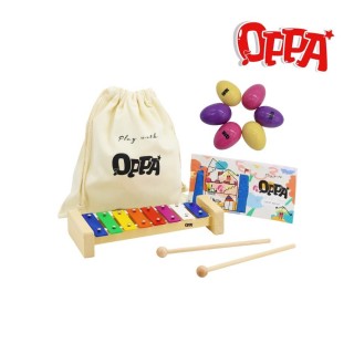 【OPPA】鐵琴彩蛋組／兒童樂器 幼教律動樂器／歡慶兒童節 奧福樂器(美國CPC、台灣SGS 檢驗認證)