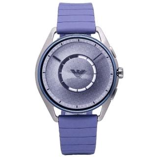 【EMPORIO ARMANI】ARMANI 義大利精品的創舉智能手錶-藍橡膠-ART5008
