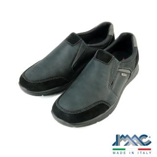 【IMAC】IMAC-TEX防水透氣輕量懶人休閒鞋 黑色(452568-BL)