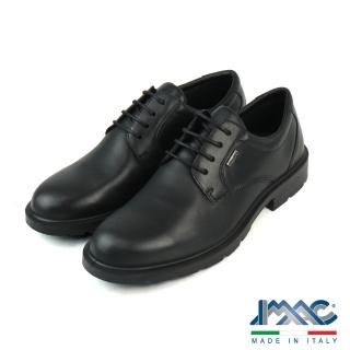 【IMAC】IMAC-TEX輕底壓線綁帶德比鞋 黑色(450208-BL)