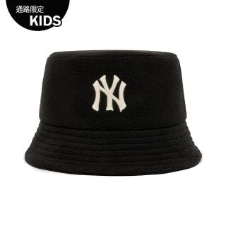 【MLB】童裝 漁夫帽 童帽 紐約洋基隊(7AHTB0326-50BKS)