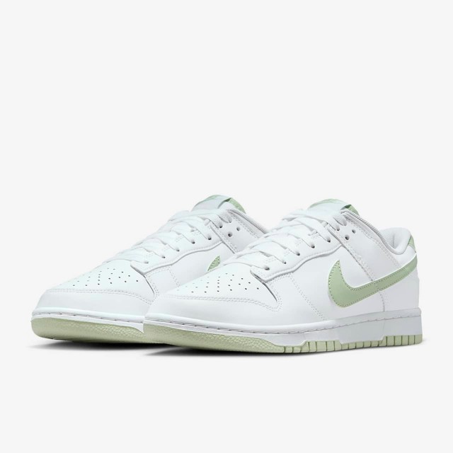 NIKE 耐吉】休閒鞋運動鞋NIKE DUNK LOW RETRO 男鞋白綠(DV0831105