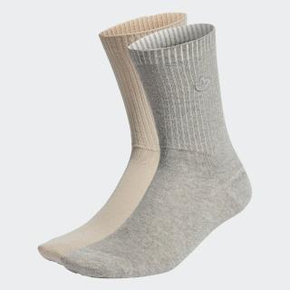 【adidas 官方旗艦】ESSENTIALS 中筒襪 2 雙入 男/女 - Originals IS1628