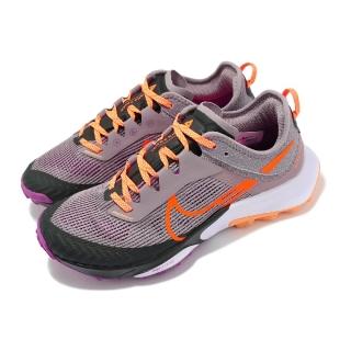【NIKE 耐吉】越野跑鞋 Wmns Air Zoom Terra Kiger 8 女鞋 紫 橘 戶外 運動鞋(DH0654-501)