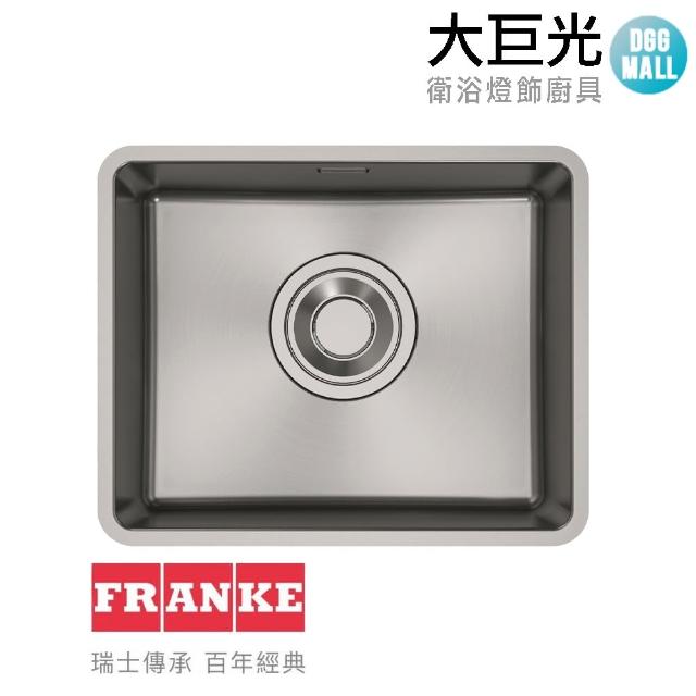 【大巨光】瑞士FRANKE Maris Quiet系列 不鏽鋼廚房水槽(MQX 110-50)
