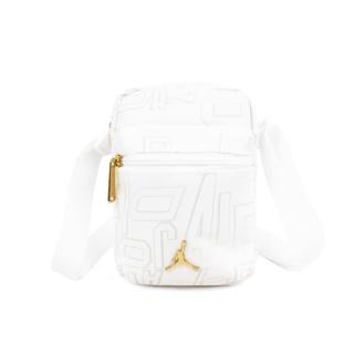 【NIKE 耐吉】Jordan B&G Festival 斜跨包 側背包 單肩包 隨身小包 白金(FV5743-100)