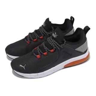 【PUMA】慢跑鞋 Electron 2.0 Open Road 男鞋 黑 橘紅 緩震 襪套式 運動鞋(387270-03)