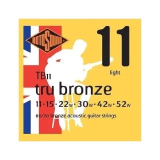 【Rotosound】Tru Bronze 11-52 英製木吉他青銅弦 TB11