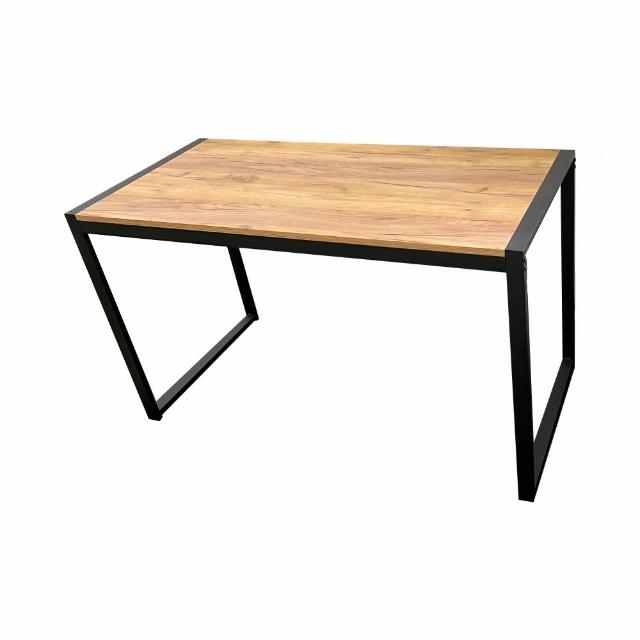 【固得家俬】台灣製 木芯板 工業風書桌組_電腦桌_黃金橡木色(電腦桌 書桌)