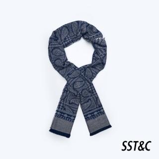 【SST&C 換季６５折】深藍變形蟲圍巾3112309001