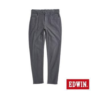 【EDWIN】男裝 加大碼 JERSEYS 迦績 透氣錐形牛仔褲(黑灰色)