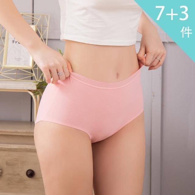 【CHANMODE 香茉】7+3件組日本限定輕透面膜提臀蠶絲內褲