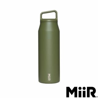 【MiiR】雙層真空 保溫/保冰 提把寬口保溫杯 32oz / 946ml(常青綠 保溫瓶)