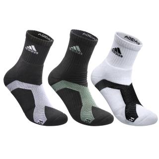 【adidas 愛迪達】adidas P5 高機能 中筒 運動襪 6雙入(機能襪 運動襪 透氣襪 籃球襪 羽球襪)