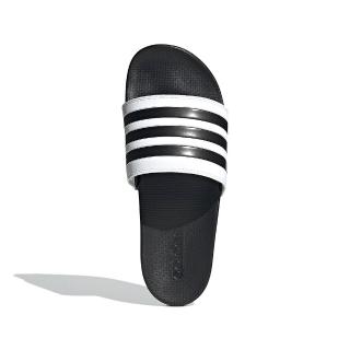 【adidas 愛迪達】ADILETTE COMFORT 男鞋 女鞋 黑白色 運動 休閒 拖鞋 GZ5893