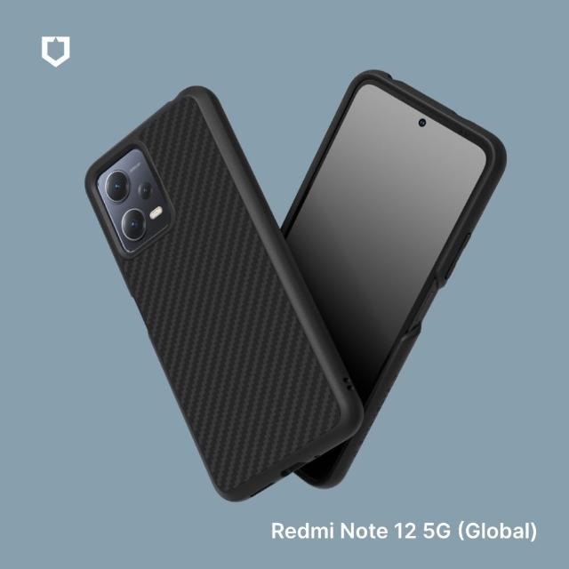 【RHINOSHIELD 犀牛盾】小米 Redmi Note 12 5G Global SolidSuit 碳纖維紋路防摔手機殼(碳纖維紋路)