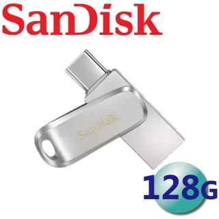 【SanDisk 晟碟】128GB Ultra Luxe USB Type-C USB3.1 Gen1 隨身碟(平輸)