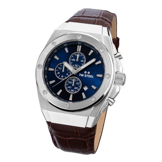 【TW Steel】CEO TECH 全鋼藍面計時碼錶