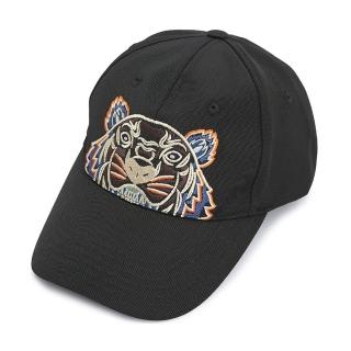 【KENZO】Kampus Tiger 棒球帽 鴨舌帽 黑色(5AC301F2099I)
