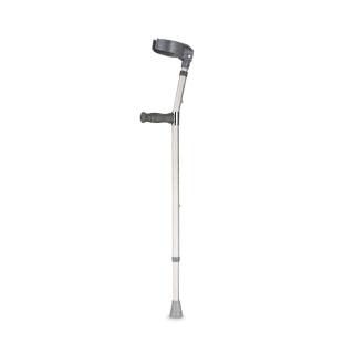 【拐杖】標準型前臂拐杖2入(#鋁合金老人拐杖#高度可調#腋下肘拐#白色折疊前臂輔助器械)