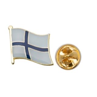 【A-ONE 匯旺】Finland 芬蘭 國旗配飾 國徽徽章 金屬飾品 出國 遊學 金屬別針 愛國