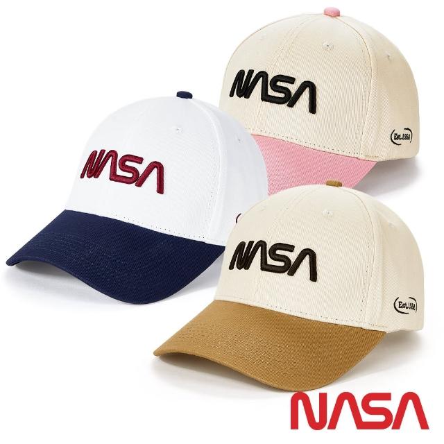 【NASA SPACE】正版授權太空系列 美式復古潮流撞色棒球帽/NA30005(3色可選)
