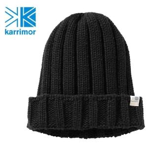 【Karrimor】日本製 原廠貨 folded beaniet 中性保暖帽/運動/生活/旅行 黑