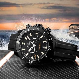 【MIDO 美度】官方授權 Ocean Star 海洋之星陶瓷計時機械錶-44mm(M0266273705100)