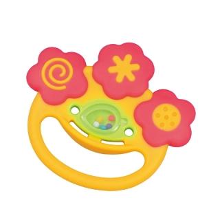 【寶寶共和國】Toyroyal樂雅 牙膠微笑搖鈴(福利品/固齒器/寶寶搖鈴)