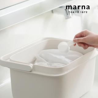 【MARNA】多功能附蓋方形水桶(10L)