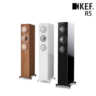 【KEF】R5 小型的三音路落地式揚聲器 台灣公司貨(HiFi級揚聲器)
