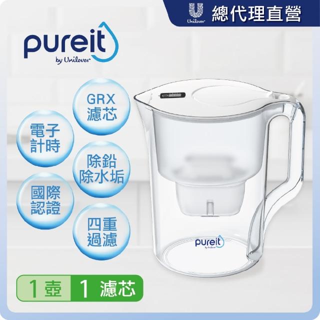 【Unilever 聯合利華】Pureit PX3070即淨濾水壺3.5L(內含濾芯1入)